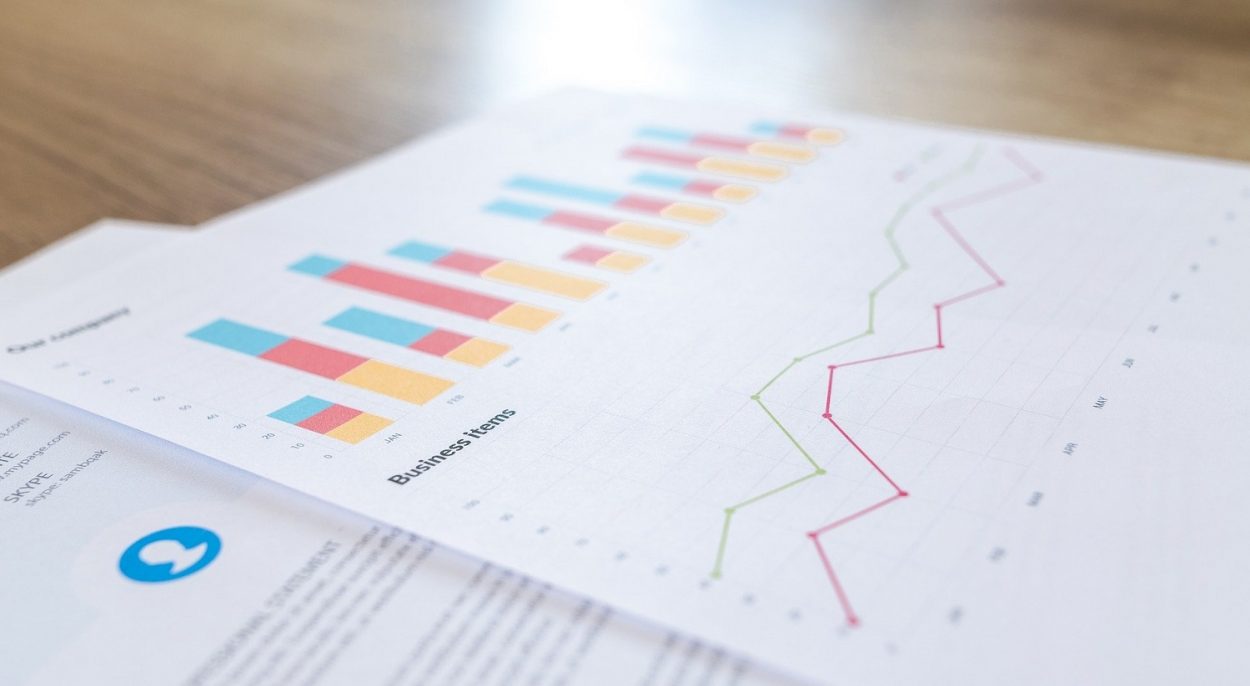 Page d'un rapport financier